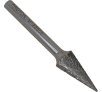 Борфреза твердосплавная коническая PROTON 30° d12х6х25х45R, тип M, (D 12 хв.6) УТ-00000775