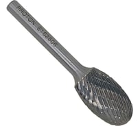 Бор-фреза PROTON твердосплавная овальная 16x6х25x45R, тип E, (D 16 хв.6) УТ-00000768