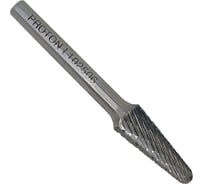 Бор-фреза PROTON твердосплавная сфероконическая 10x6х25x45R, тип L, (D 10 хв.6) УТ-00000793