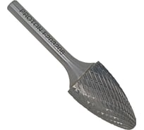 Бор-фреза PROTON твердосплавная параболическая 20x6х32x45R, тип F, (D 20 хв.6) УТ-00000761