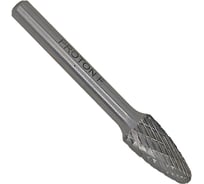 Бор-фреза PROTON твердосплавная параболическая 10x6х20x45R, тип F, (D 10 хв.6) УТ-00000764