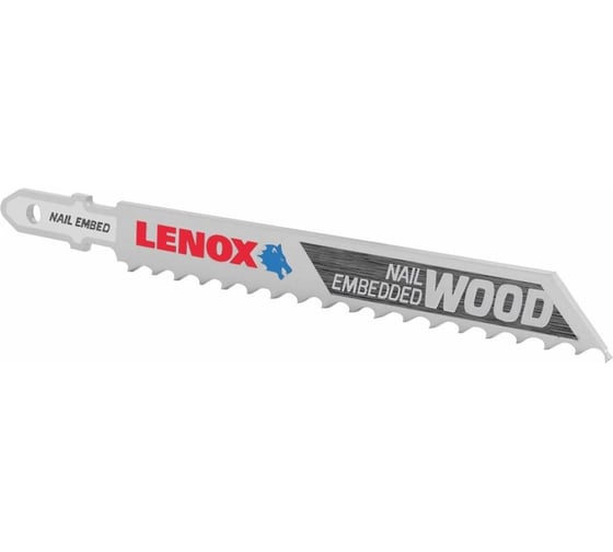Пилка для лобзика по дереву с гвоздями B406T (3 шт; 6TPI; 102 мм) Lenox 1991406