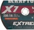 Отрезной диск для УШМ по металлу KRAFTOOL X7-EXTREM 230x1.6 мм 36257-230-1.6 3