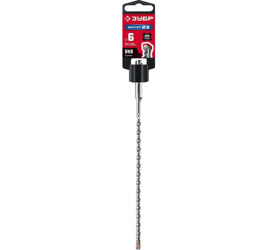 Бур SDS-plus ЗУБР Мастер-2Х 6x260 мм 29315-260-06_z01 1