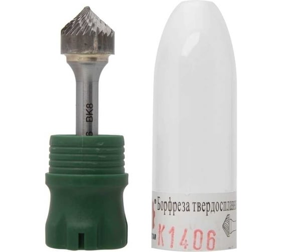 Борфреза SDW TOOLS K140606, коническая 90, двойная насечка ВК8 cu00386 1
