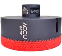 Коронка алмазная по керамограниту для УШМ CORTE ACCU BEST 100 мм, М14, быстрый рез ABB100