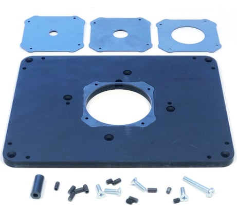 Пластина для установки фрезера с отверстиями WOODWORK RPW02