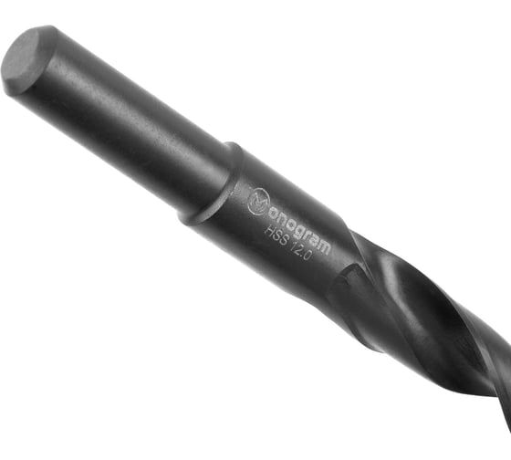 Сверло по металлу с уменьшенным хвостовиком MONOGRAM 12мм 106-502