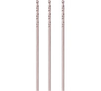 Сверло по металлу кобальтовое MONOGRAM HSS-Co, 1,0 мм, 3 шт 105-499