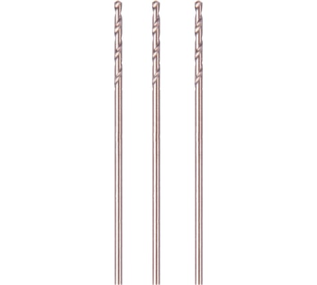 Сверло по металлу кобальтовое MONOGRAM HSS-Co, 1,0 мм, 3 шт 105-499