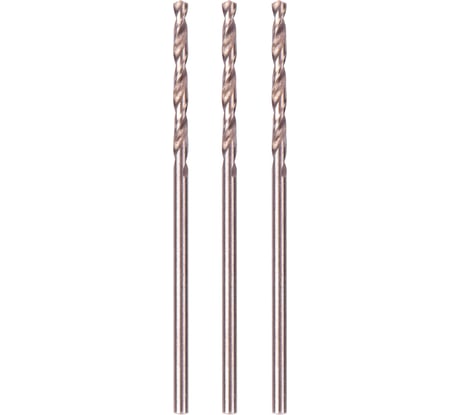 Сверло по металлу кобальтовое MONOGRAM HSS-Co, 1,5 мм, 3 шт 105-505