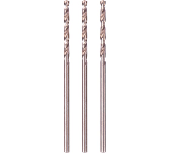 Сверло по металлу кобальтовое MONOGRAM HSS-Co, 1,5 мм, 3 шт 105-505