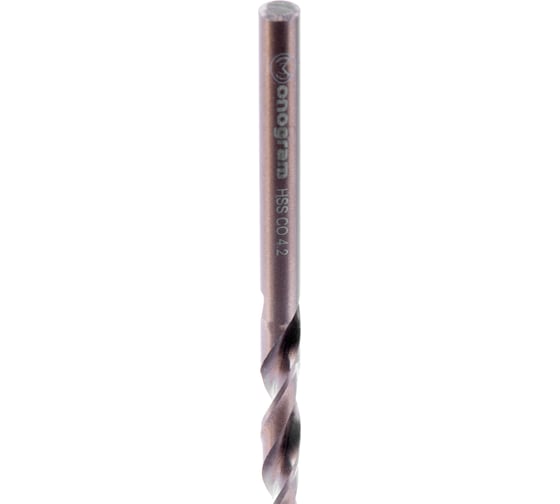 Сверло по металлу кобальтовое MONOGRAM HSS-Co, 4,2 мм, 2 шт 105-581