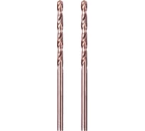 Сверло по металлу кобальтовое MONOGRAM HSS-Co, 3,0 мм, 2 шт 105-536