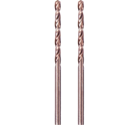 Сверло по металлу кобальтовое MONOGRAM HSS-Co, 3,0 мм, 2 шт 105-536