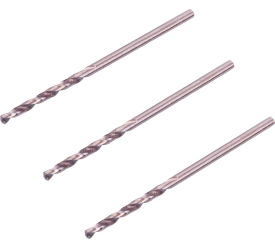 Сверло по металлу кобальтовое MONOGRAM HSS-Co, 2,0 мм, 3 шт 105-512