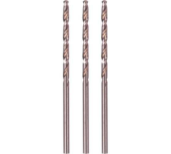 Сверло по металлу кобальтовое MONOGRAM HSS-Co, 2,0 мм, 3 шт 105-512