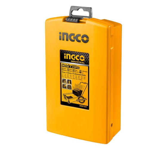Набор сверл по металлу (25 шт; 1-13 мм) INGCO AKD1251