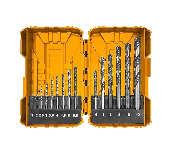 Набор сверл по металлу HSS M2 15 шт INGCO AKDL51502 1