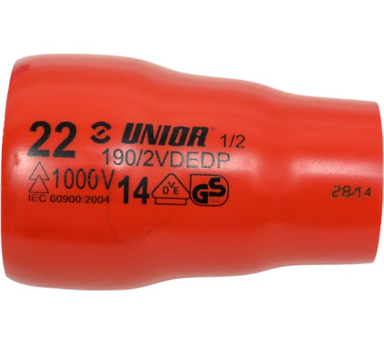 Набор головок торцевых изолированных (18 шт; 1/2"; 8-32 мм; 1000V) Unior 3838909217901