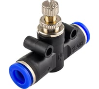 Фитинг для пластиковых трубок с регулятором Forsage 8x8 мм F-SPA08(59357)