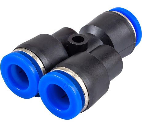 Фитинг Y-образный для пластиковых трубок Forsage 8 мм F-SPY08(59424)