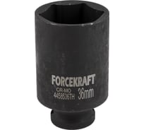 Головка ударная глубокая тонкостенная 6-гранная Forcekraft 36 мм, 1/2DR FK-4458536TH(57130)
