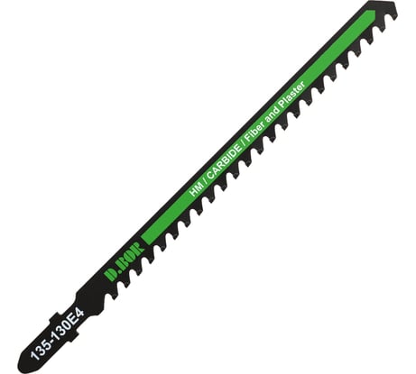 Пилка по абразивному материалу D.BOR 105/130х4 мм HM / CARBIDE / Fiber and Plaster (1 шт) D-135-130E4-01