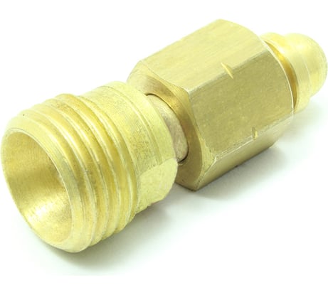 Переходник рукавный (G1/4" гайка-М16 наружная, левые; 60 мм) СваркаДжет 4301010803136