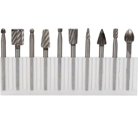 Набор фрез по дереву твердосплавные 10шт, 3мм Gigant GCMWS-10