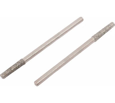 Мини-шарошки алмазные d 2,3x10,0x3,2мм, длина 38мм, 2шт Gigant GMCDS2.3-2