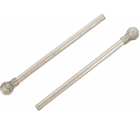 Мини-шарошки алмазные, d 4,0x3,2мм, длина 38мм, 2шт Gigant GMCDS4-2