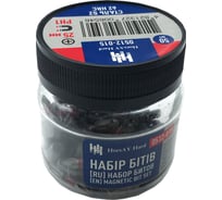 Набор бит намагниченных в кейсе (50 шт; РН1; 25 мм; сталь S2) HorsAY Hard 0512-015