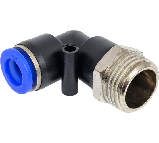 Фитинг угловой для пластиковых трубок Forsage 10 мм с наружной резьбой 1/2 F-SPL10-04(59406) 1