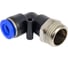 Фитинг угловой для пластиковых трубок Forsage 10 мм с наружной резьбой 1/2 F-SPL10-04(59406) 1