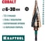 Сверло ступенчатое KRAFTOOL Cobalt 6-30мм, 13 ступеней 29691-6-30-13 2