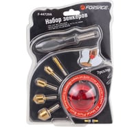 Набор зенкеров с битодержателем Forsage 1/4", 7 предметов, в блистере F-44729A(49035)