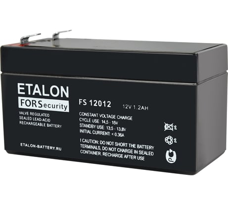 Батарея аккумуляторная FS 12012 (12 В; 1.2 Ач) ETALON FS 100-12/012S