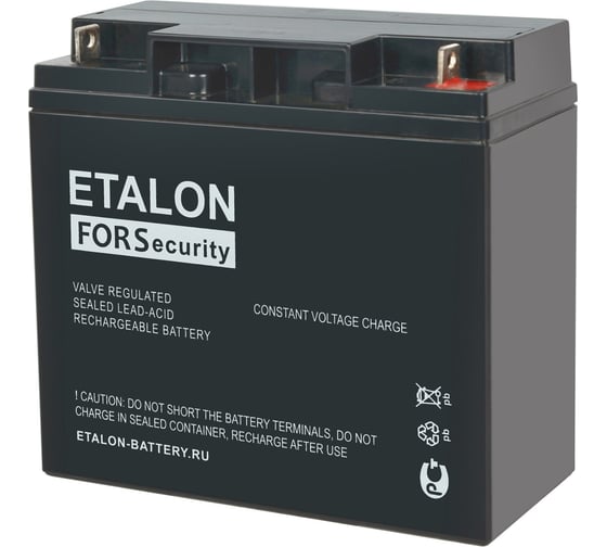 Батарея аккумуляторная FS 1218 (12 В; 18 Ач) ETALON FS 100-12/18S 1