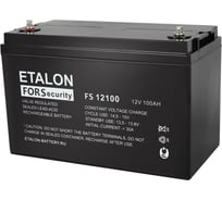 Батарея аккумуляторная FS 12100 (12 В; 100 Ач) ETALON FS 100-12/100S