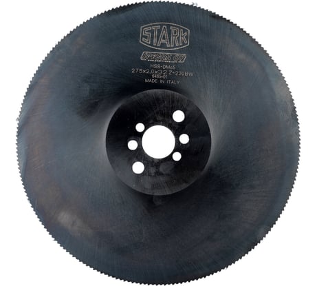 Диск пильный из быстрорежущей стали (275х2х32 мм; 220Z; BW; HSS-DMo5) STARK 20345