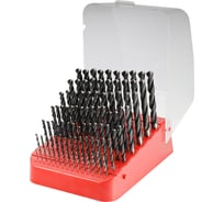 Набор сверл по металлу H-Tools 1-10мм, 91шт, DIN338, HSS, 118град. 205223TXHT