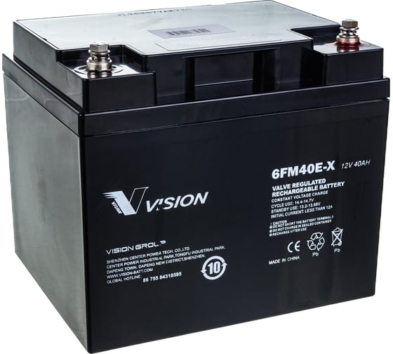 Батарея аккумуляторная 6FM40E-X (12 В; 40 Ач) Vision 300-12/40S
