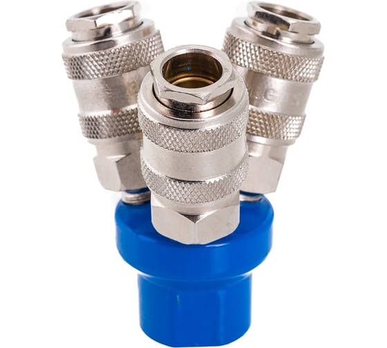 Разветвитель пневматический V-образный тройник Pegas pneumatic 3302 1