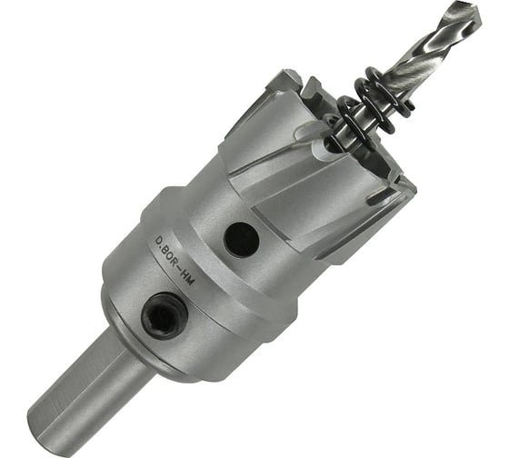 Коронка по металлу HM (76х28 мм; хвостовик 13 мм; комплект) D.BOR HS-HM-28-076-T