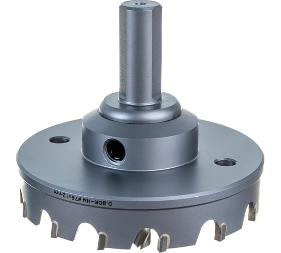 Коронка по металлу HM (76х12 мм; хвостовик 13 мм; комплект) D.BOR HS-HM-12-076-T