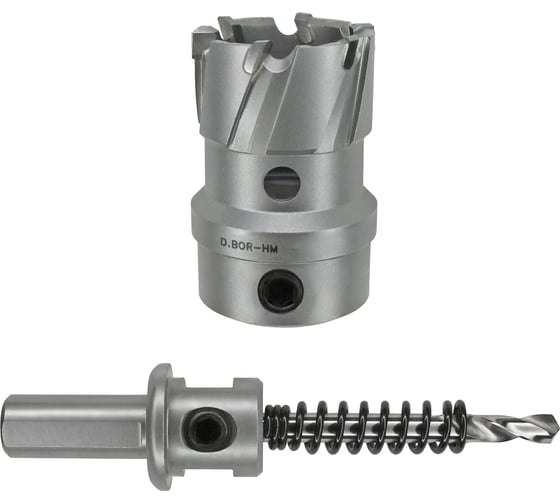 Коронка по металлу HM (38х28 мм; хвостовик 13 мм; комплект) D.BOR HS-HM-28-038-T