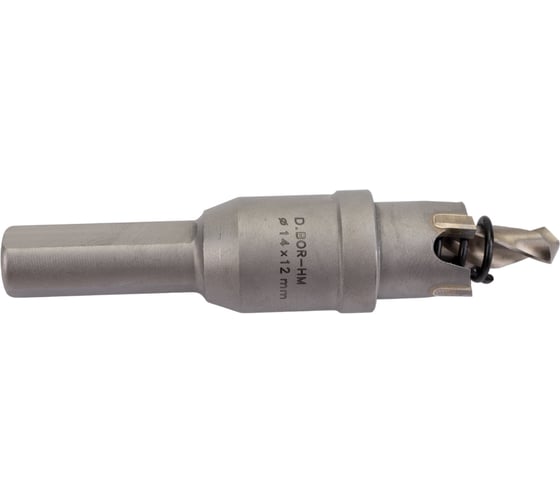 Коронка по металлу HM (14х12 мм; хвостовик 10 мм; комплект) D.BOR HS-HM-12-014-T