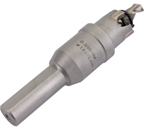 Коронка по металлу HM (14х12 мм; хвостовик 10 мм; комплект) D.BOR HS-HM-12-014-T