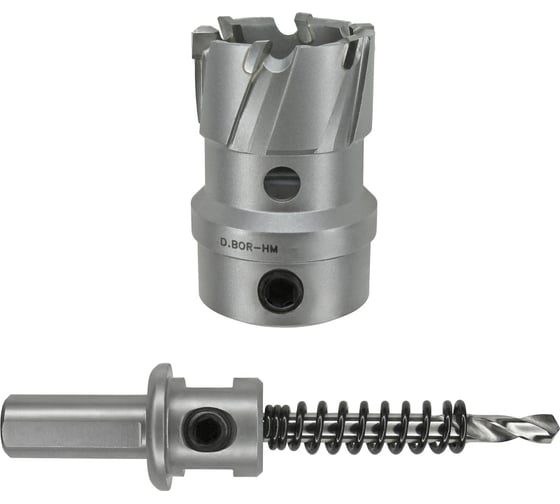 Коронка по металлу HM (48х28 мм; хвостовик 13 мм; комплект) D.BOR HS-HM-28-048-T